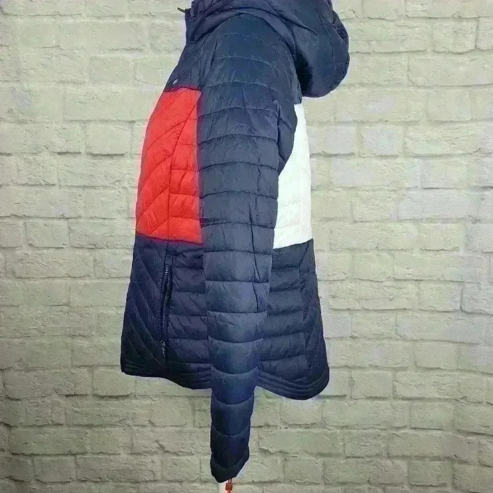 Tommy Hilfiger Sport Womens Puffer Jacket Sz L - Picture 2 of 12